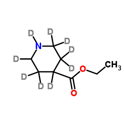 4-Carboethoxypiperidine-d9 Structure
