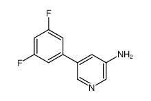 5-(3,5-difluorophenyl)pyridin-3-amine Structure