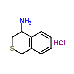 3,4-二氢-1H-异硫氰基-4-胺盐酸盐结构式