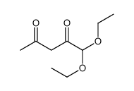 1,1-diethoxypentane-2,4-dione Structure