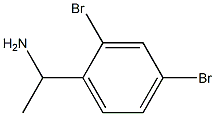 1-(2,4-DIBROMOPHENYL)ETHAN-1-AMINE Structure