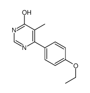 6-(4-乙氧基苯基)-5-甲基嘧啶-4-醇结构式