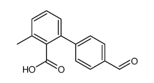 2-(4-formylphenyl)-6-methylbenzoic acid结构式