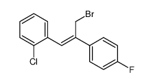 1-(3-溴-2-(4-氟苯基)-1-丙烯-1-基)-2-氯苯结构式