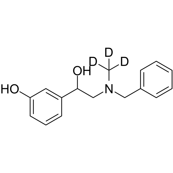 rac Benzyl Phenylephrine-d3 Structure