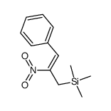 2-nitro-1-phenyl-3-(trimethylsilyl)propene结构式