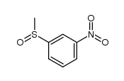 methyl 3-nitrophenyl sulfoxide Structure