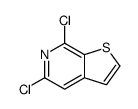 5,7-二氯噻吩并[2,3-c]吡啶结构式