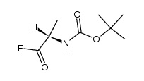 Carbamic acid, [(1S)-2-fluoro-1-methyl-2-oxoethyl]-, 1,1-dimethylethyl ester结构式
