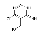 (4-amino-6-chloropyrimidin-5-yl)methanol结构式