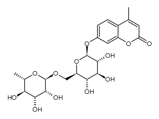 4-methylumbelliferyl-rutinoside结构式