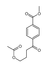 methyl 4-(4-acetyloxybutanoyl)benzoate Structure