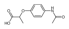 2-(4-acetylamino-phenoxy)-propionic acid Structure