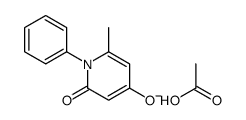 6-Methyl-2-oxo-1-phenyl-1H-pyridin-4-ol acetate结构式