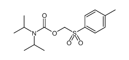 (N,N-diisopropylcarbamoyloxy)methyl p-tolyl sulfone Structure