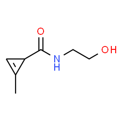 N-(2-Hydroxyethyl)-2-methylcycloprop-2-ene-1-carboxamide Structure
