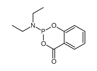 2-(diethylamino)-1,3,2-benzodioxaphosphinin-4-one结构式