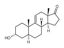 3α-hydroxy-5α-androst-9(11)-en-17-one Structure