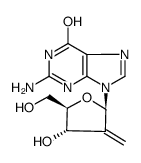 2'-deoxy-2'-methyleneguanosine Structure