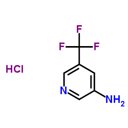 5-(Trifluoromethyl)-3-pyridinamine hydrochloride (1:1) Structure