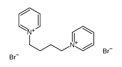 1-(4-pyridin-1-ium-1-ylbutyl)pyridin-1-ium,dibromide结构式