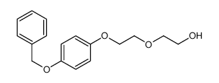 2-[2-(4-phenylmethoxyphenoxy)ethoxy]ethanol结构式