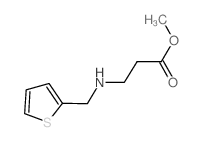 Methyl 3-[(2-thienylmethyl)amino]propanoate结构式