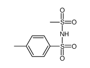 Benzenesulfonamide, 4-methyl-N-(methylsulfonyl)- Structure