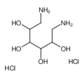 (6-azaniumyl-2,3,4,5-tetrahydroxyhexyl)azanium,dichloride Structure