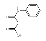 Propanoic acid,3-oxo-3-(phenylamino)- Structure