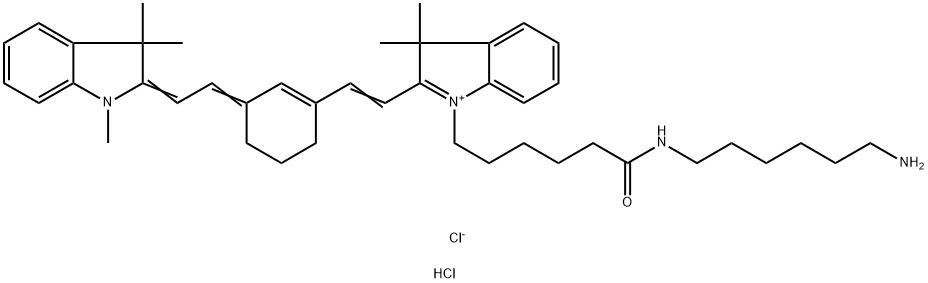 Cyclopropene Cyanine 7 amine Structure