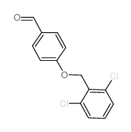 4-[(2,6-二氯苄基)氧基]苯甲醛结构式