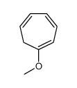 1,3,5-Cycloheptatriene, 1-methoxy- Structure