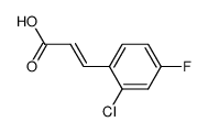 (E)-2-氯-4-氟肉桂酸图片