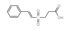 3-苯乙烯磺酰基丙酸结构式