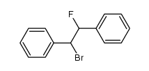 1-bromo-2-fluoro-1,2-diphenylethane Structure
