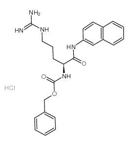 Z-L-精氨酸 β-萘基酰胺盐酸结构式