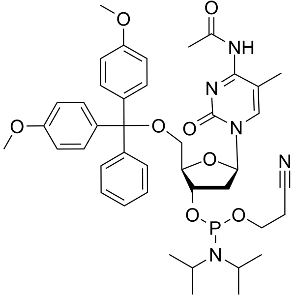 5'-DMT-N4-AC-5-ME-DC 亚磷酰胺单体图片