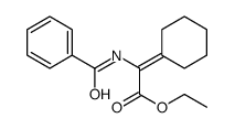 ethyl 2-benzamido-2-cyclohexylideneacetate结构式