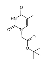 N1-(tert-butoxycarbonylmethyl)-5-iodouracil Structure