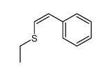 cis-1-phenyl-2-ethylthioethene结构式