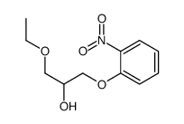 1-ethoxy-3-(2-nitrophenoxy)propan-2-ol结构式