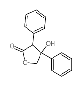 4-hydroxy-3,4-diphenyl-oxolan-2-one Structure
