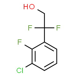 2-(3-氯-2-氟苯基)-2,2-二氟乙烷-1-醇结构式