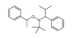 N-叔丁基-N-(2-甲基-1-苯丙基)-O-(1-苯乙基)羟胺结构式