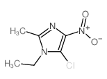 5-chloro-1-ethyl-2-methyl-4-nitro-imidazole结构式