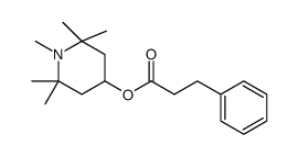 1,2,2,6,6-Pentamethyl-4-piperidinol=3-phenylpropionate结构式