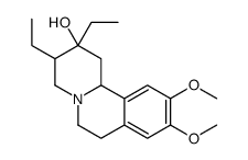 2,3-diethyl-9,10-dimethoxy-1,3,4,6,7,11b-hexahydrobenzo[a]quinolizin-2-ol Structure
