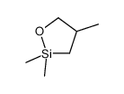 2,2,4-三甲基-1-氧-2-硅代环戊烷结构式