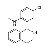 DL-1-(5-chloro-2-(methylamino)phenyl)-1,2,3,4-tetrahydroisoquinoline结构式